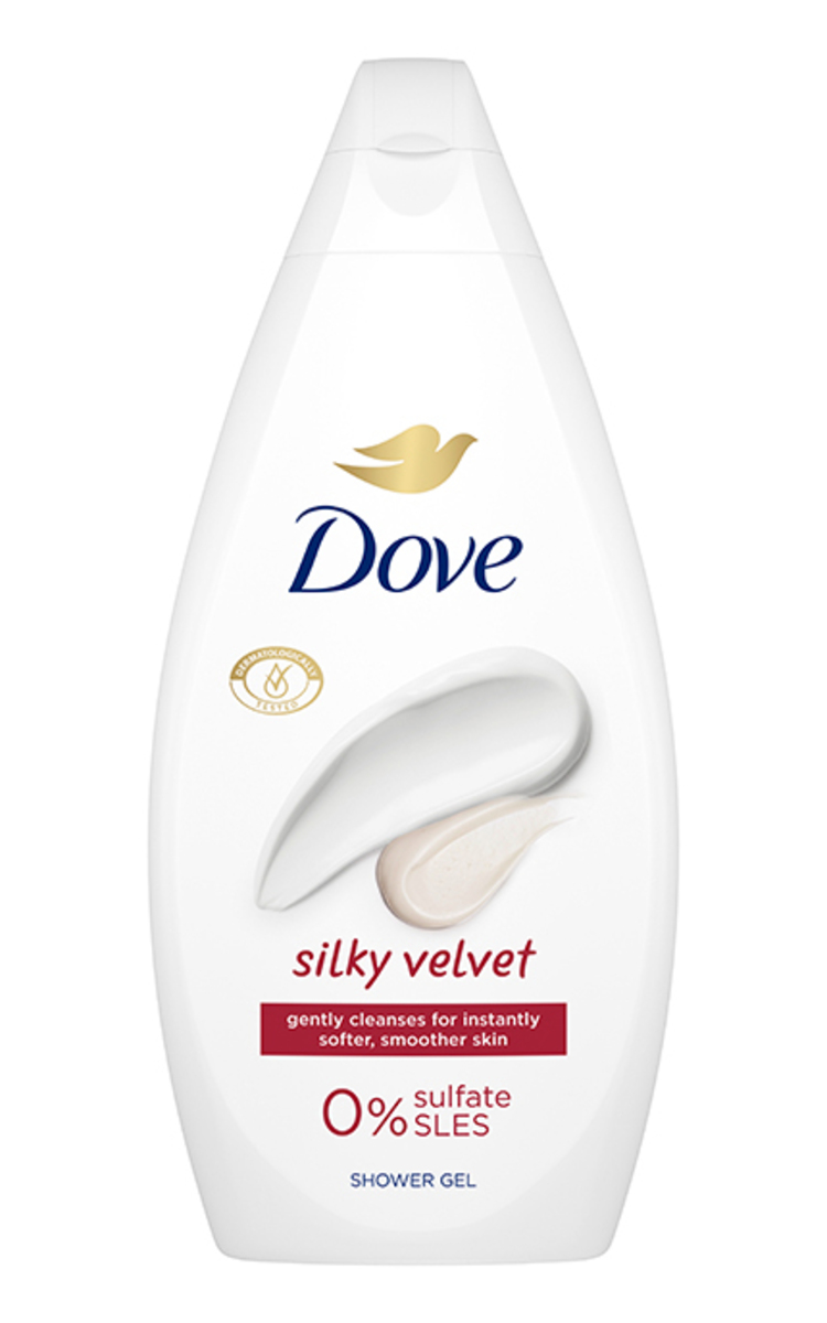 DOVE DOVE, SILKY VELVET, dušo želė, 450 ml 450 ml