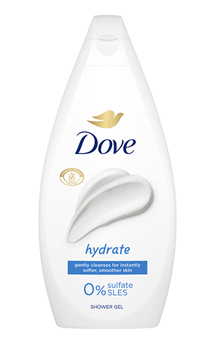 DOVE DOVE, HYDRATE, dušo gelis, 450 ml 450 ml