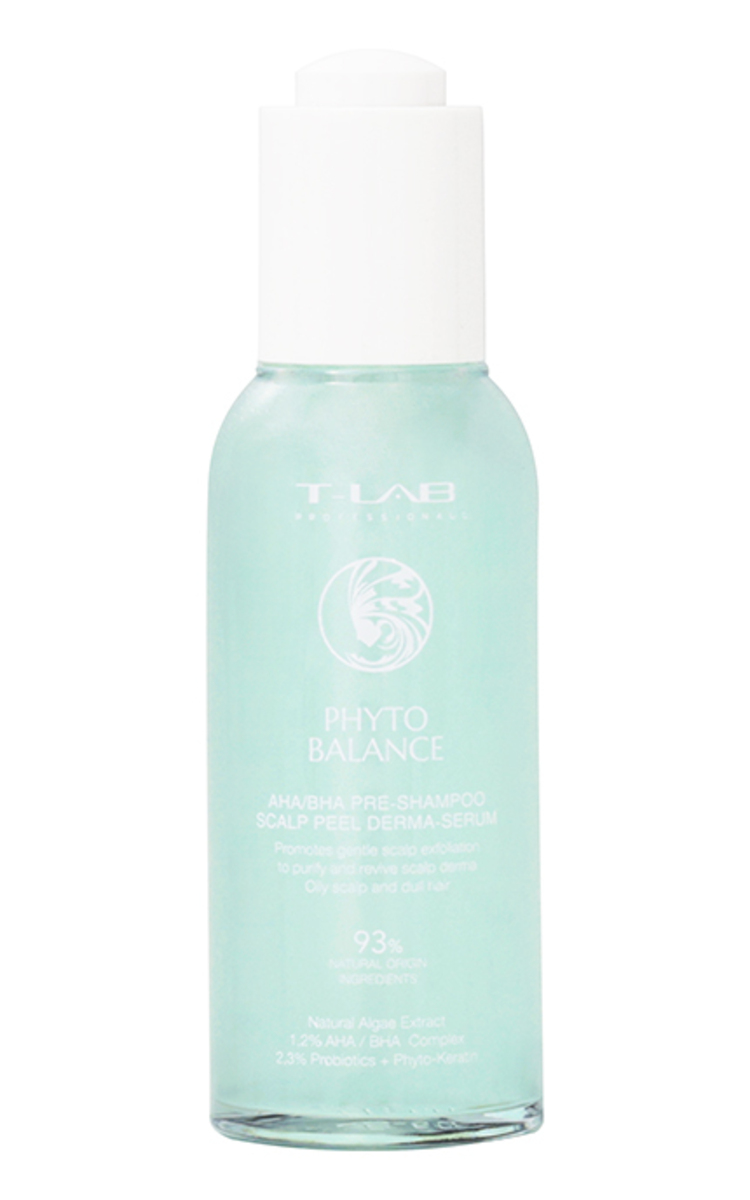 T-LAB PROFESSIONAL T-LAB PROFESSIONAL, PHYTO BALANCE, galvos odai skirtas serumas - su AHA/BHA rūgštimis, 60 ml 60 ml