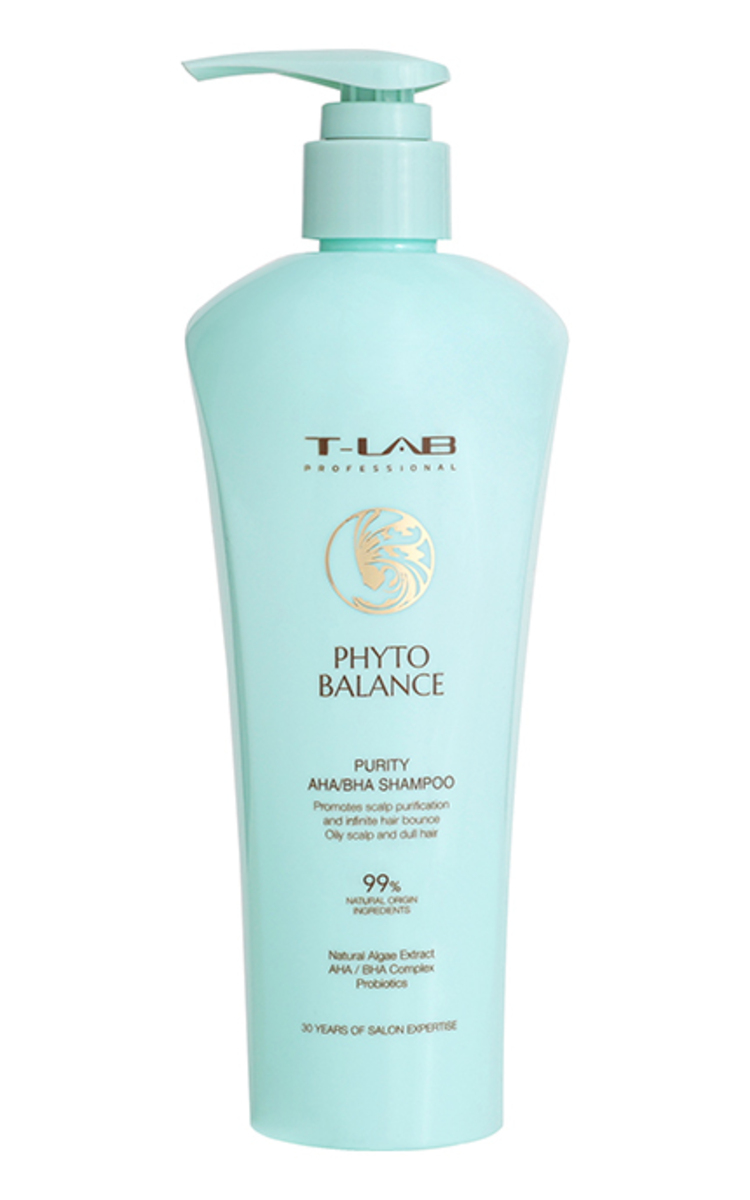 T-LAB PROFESSIONAL T-LAB PROFESSIONAL, PHYTO BALANCE, šampūnas su AHA/BHA rūgštimis, 300 ml 300 ml