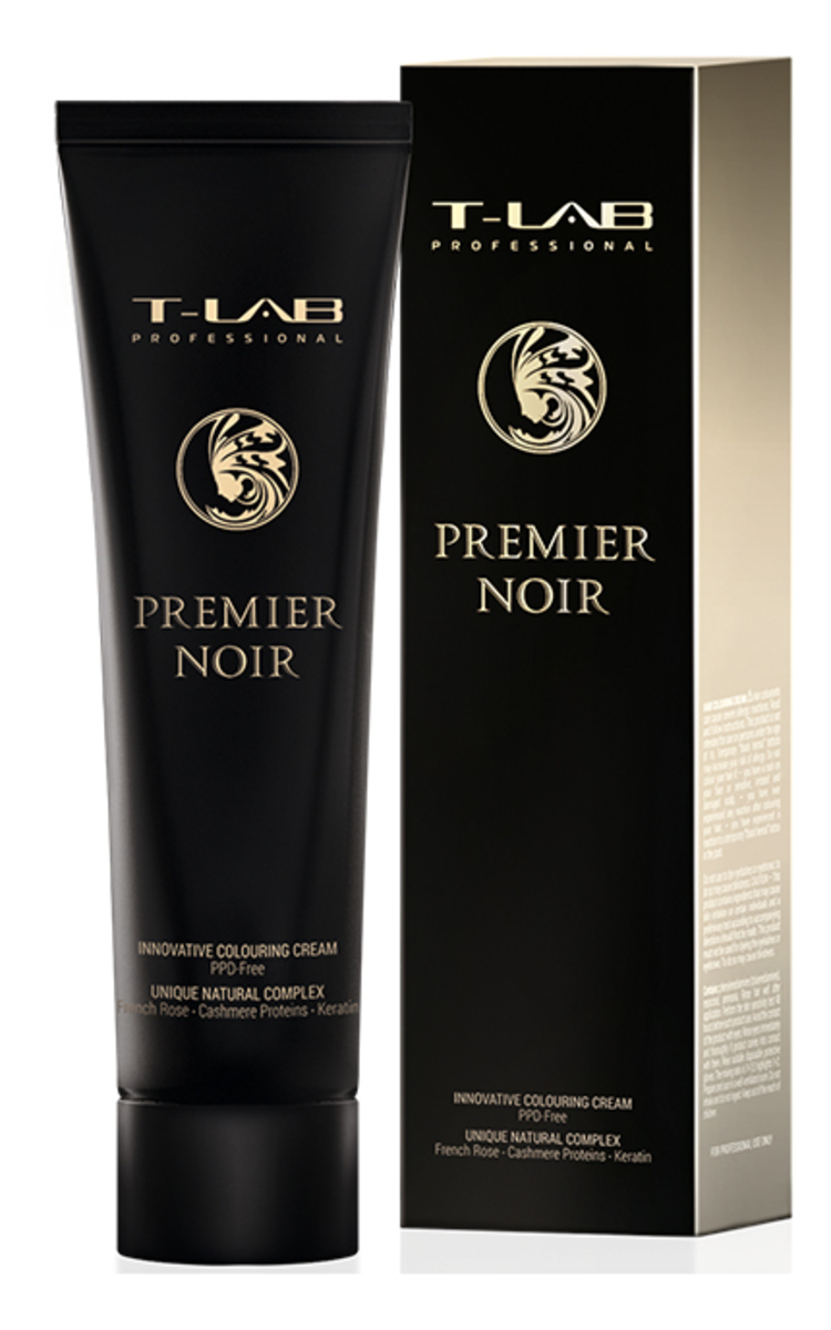 T-LAB PROFESSIONAL T-LAB PROFESSIONAL, PREMIER NOIR COLOURING CREAM 6.42 DARK COPPER IRIDESCENT BLONDE, plaukų dažai, 100 ml 100 ml