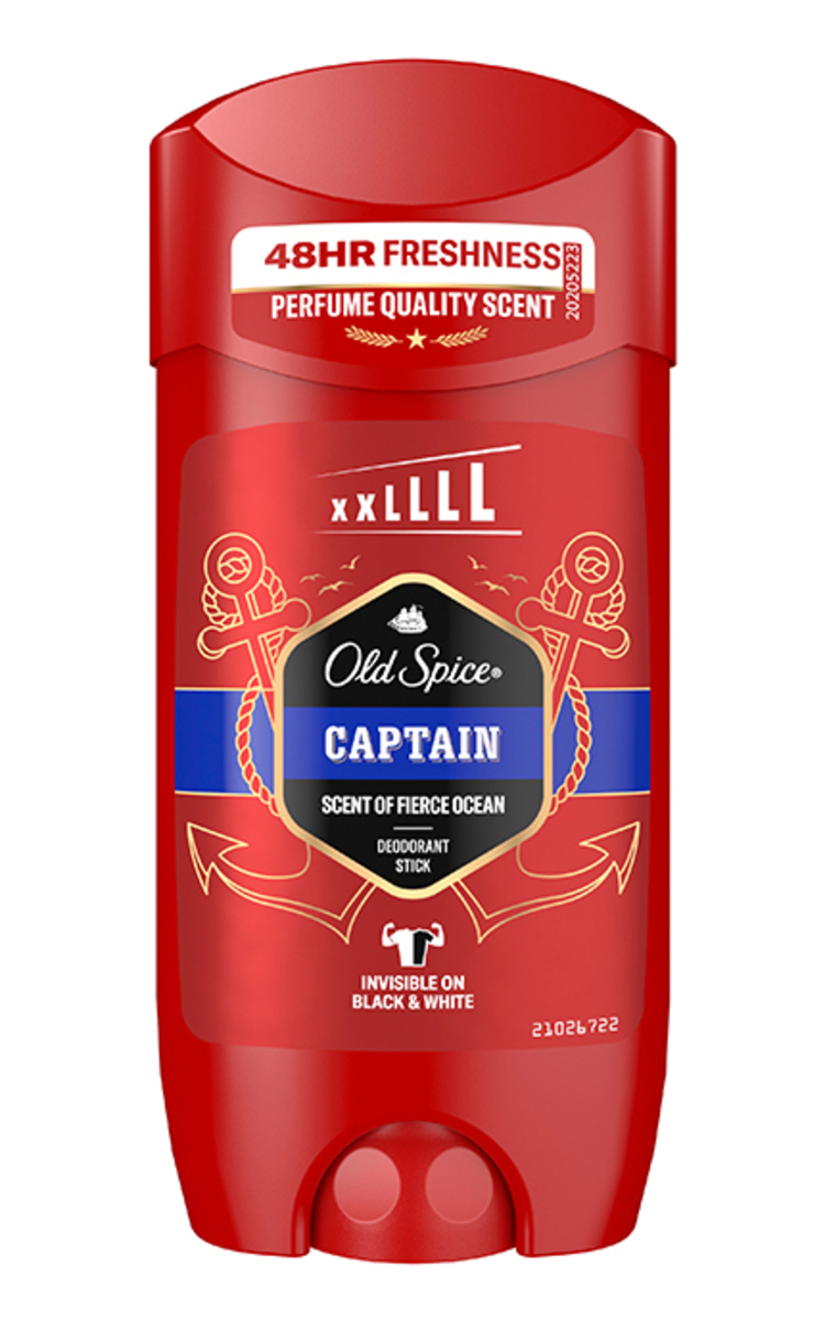 OLD SPICE OLD SPICE, CAPTAIN, pieštukinis dezodorantas, 85 ml. 85 ml