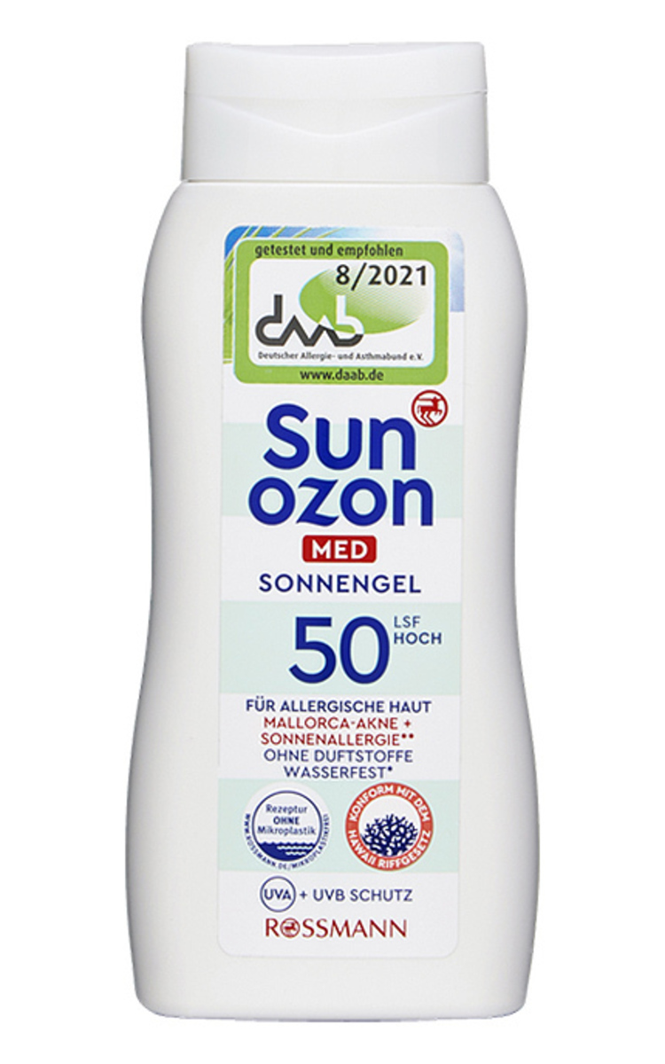 SUN OZON SUNOZON, MED, nuo saulės apsaugantis gelis SPF 50, 50 ml 50 ml