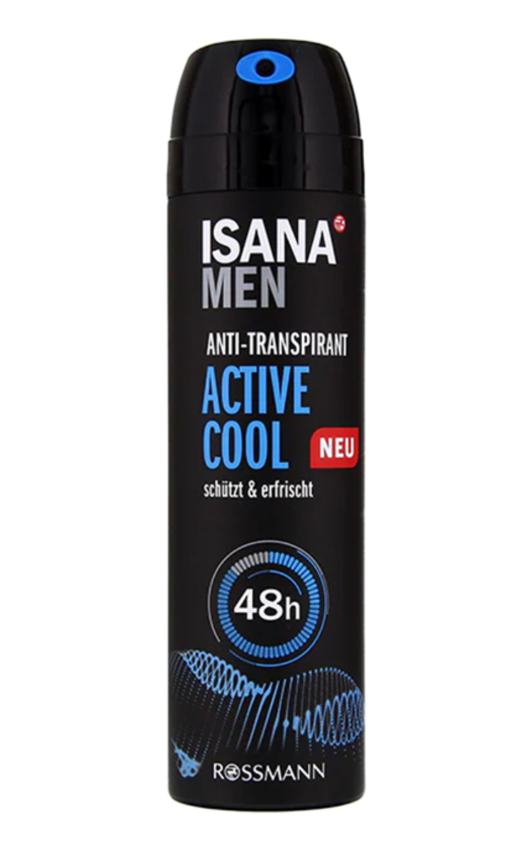 ISANA ISANA MEN, ACTIVE COOL, antiperspirantas, 150 ml. 150 ml