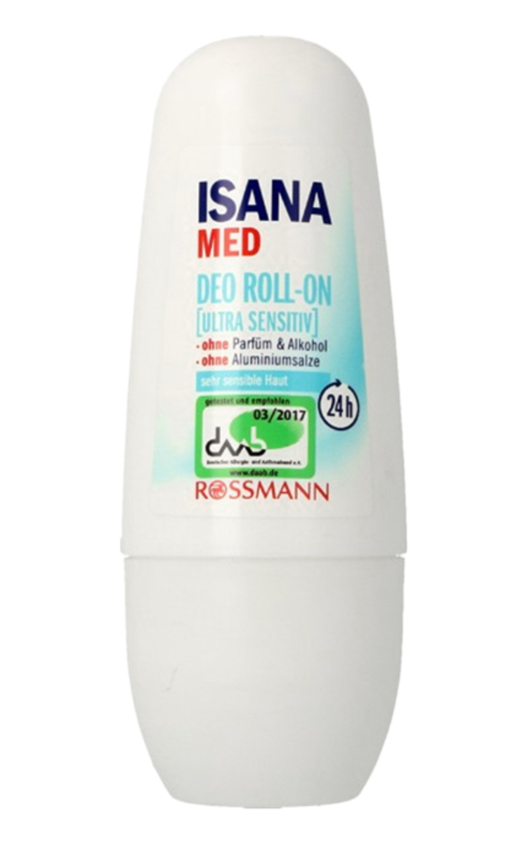 ISANA ISANA MED, ULTRA SENSITIV, rutulinis dezodorantas, 50 ml. 50 ml