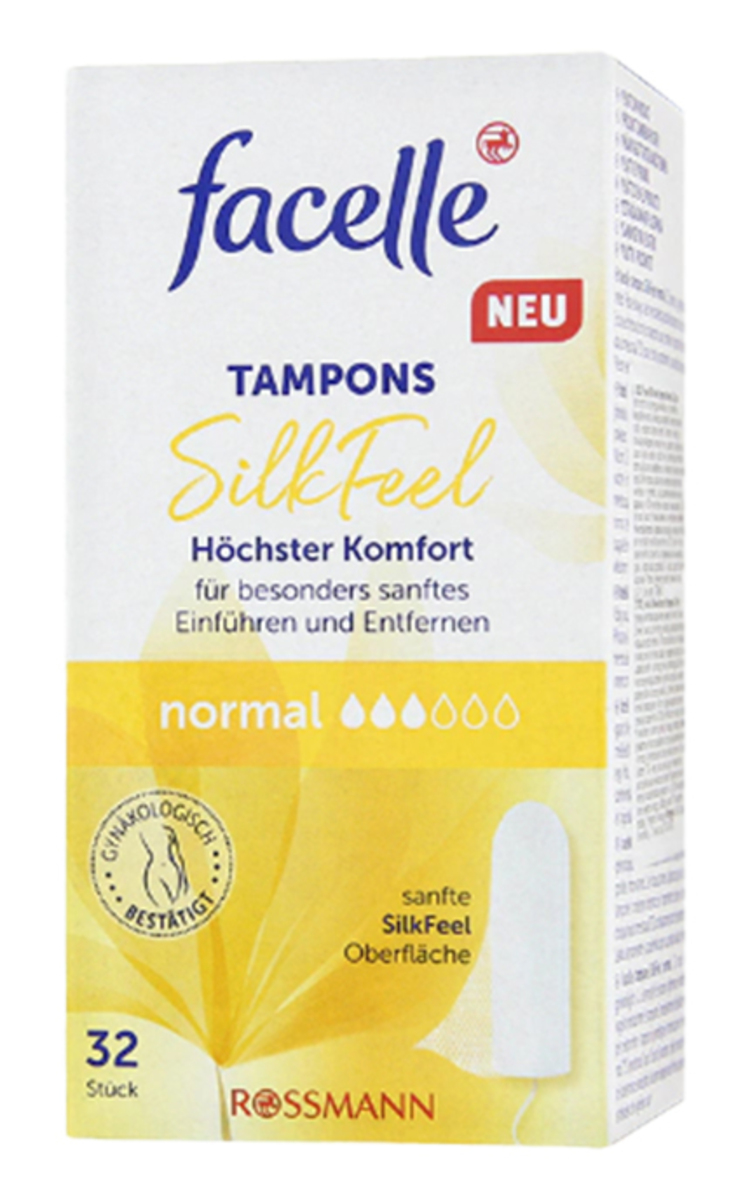 FACELLE  FACELLE, SILKFEEL, NORMAL, tamponai, 32 vnt. 32 vnt.