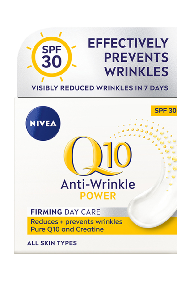 NIVEA NIVEA, Q10, dieninis kremas nuo raukšlių su SPF30, 50 ml 50 ml