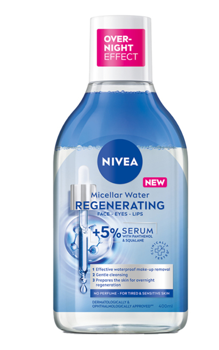 NIVEA NIVEA, regenuorantis micelinis vanduo su 5% serumo, 400 ml 400 ml