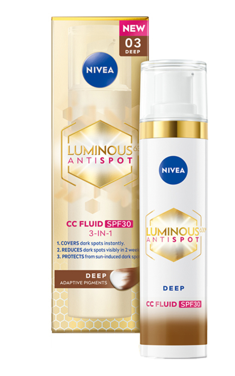 NIVEA NIVEA, LUMINOUS 630, CC fluidas tamsaus atspalvio, 40 ml 40 ml