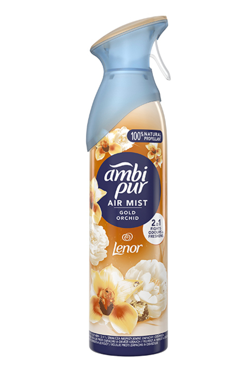 AMBI PUR AMBI PUR, GOLD ORCHID, oro gaiviklis, 185 ml. 185 ml