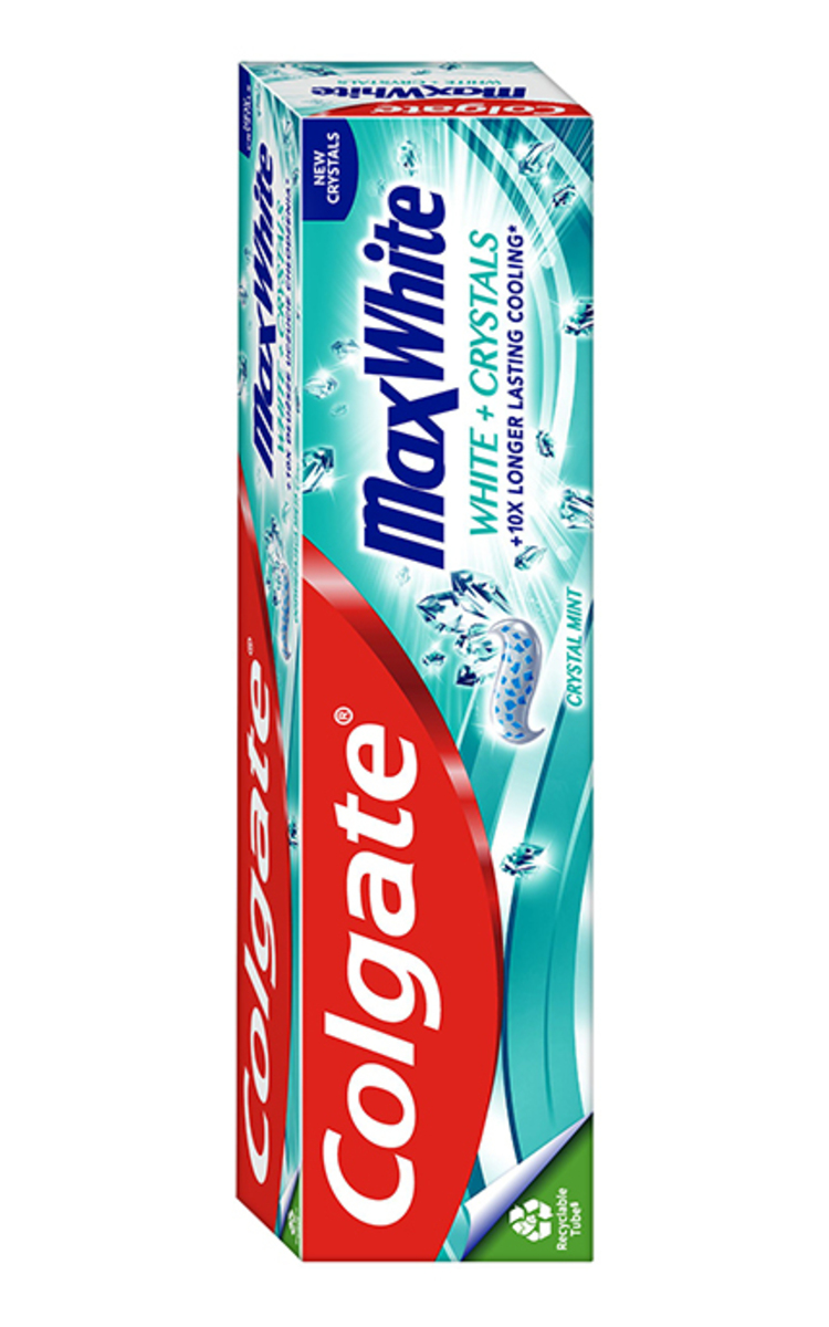 COLGATE COLGATE, MAX WHITE WHITE CRYSTALS, dantų pasta, 75 ml. 75 ml