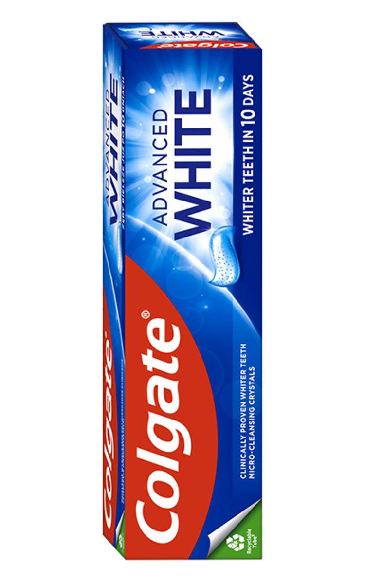 COLGATE COLGATE, ADVANCED WHITE, dantų pasta, 75 ml. 75 ml