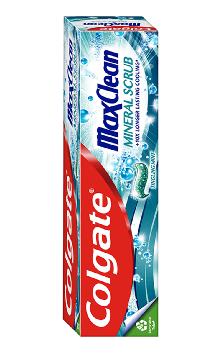 COLGATE COLGATE, MAX CLEAN MINERAL SCRUB, dantų pasta, 75 ml. 75 ml