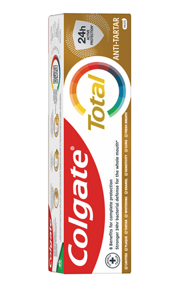 COLGATE COLGATE, TOTAL ANTI-TARTAR, dantų pasta, 75 ml. 75 ml