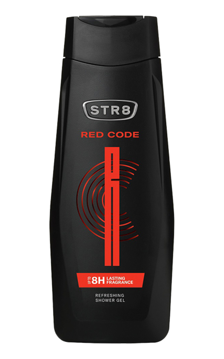 STR8 STR8, RED CODE, dušo gelis, 400 ml. 400 ml