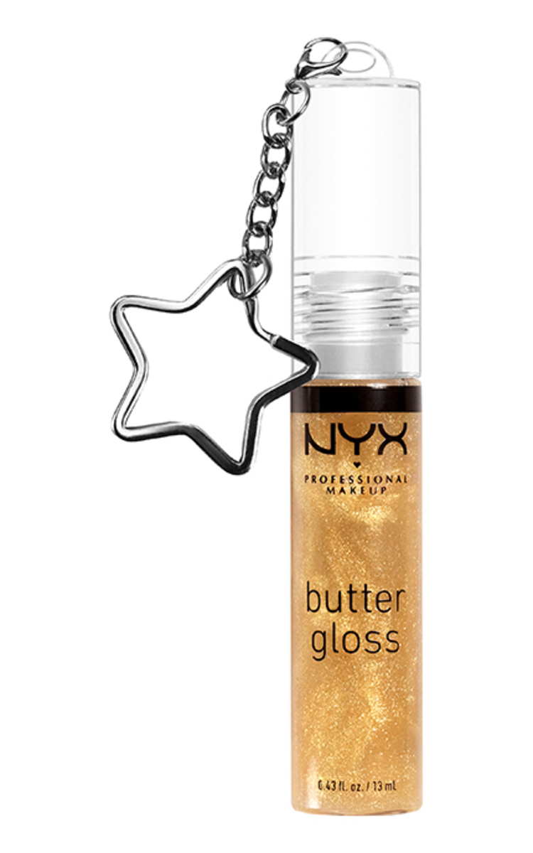 NYX PROFESSIONAL MAKEUP NYX, PROFESSIONAL MAKEUP BIRTHDAY BUTTER GLOSS, 25K GOLD, lūpų blizgis, 1 vnt. 1 vnt.