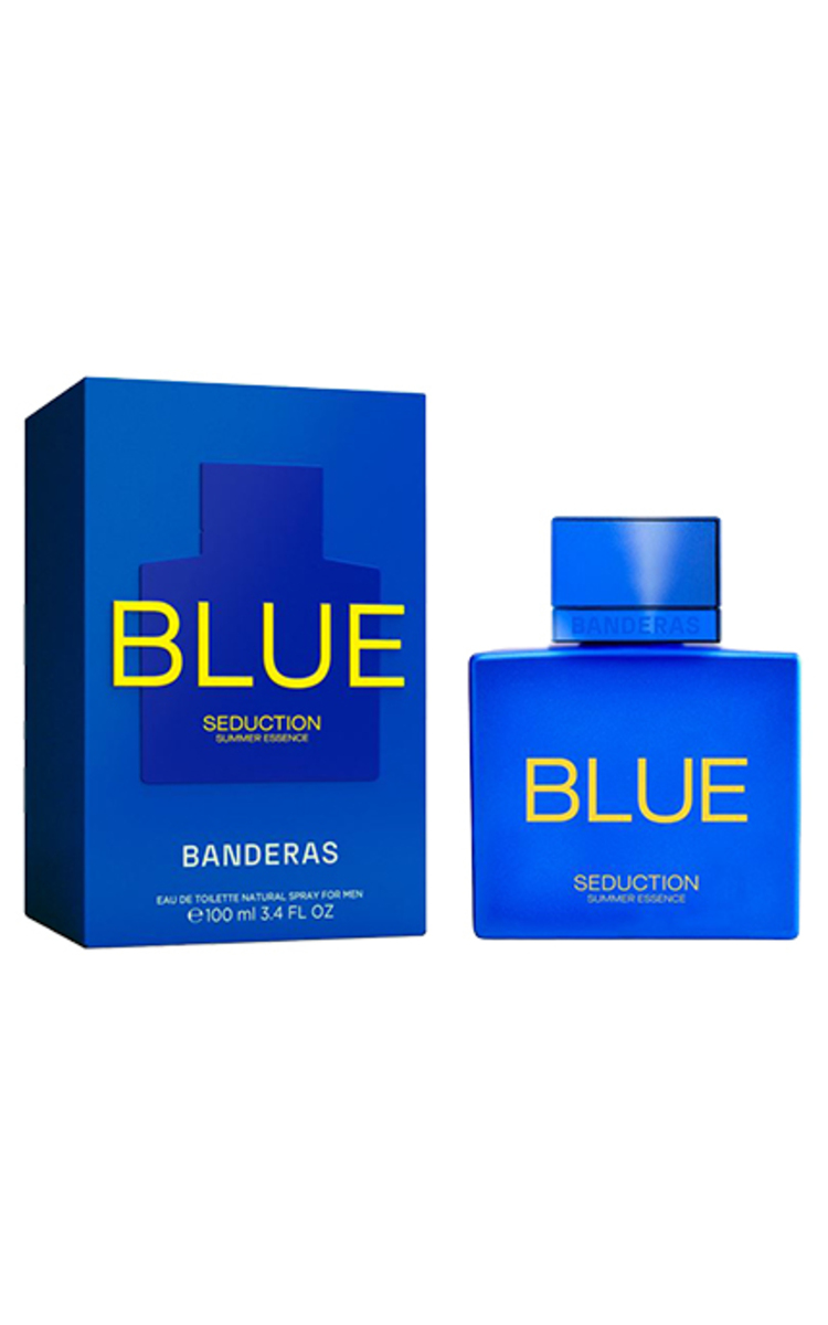 ANTONIO BANDERAS BANDERAS, BLUE SEDUCTION SUMMER ESSENCE, vyriškas tualetinis vanduo, 100 ml. 100 ml