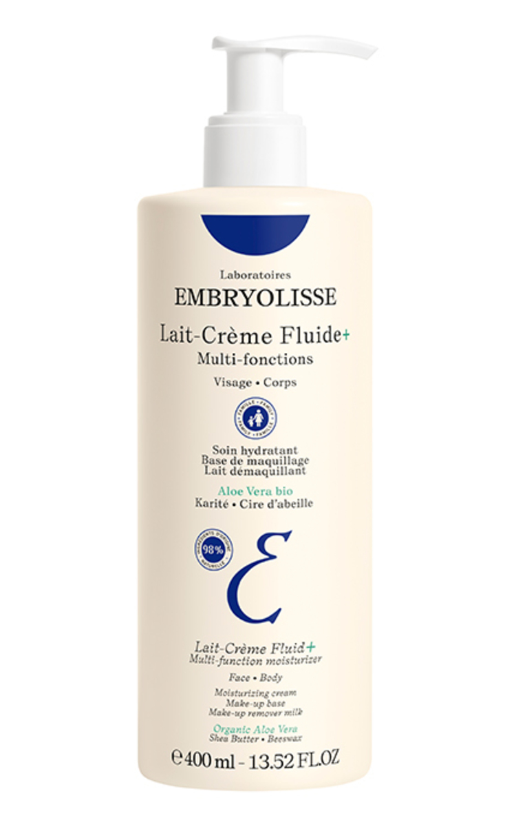 EMBRYOLISSE EMBRYOLISSE, LAIT-CRÈME FLUID+ GREEN, daugiafunkcė odos priežiūros priemonė, 400 ml. 400 ml