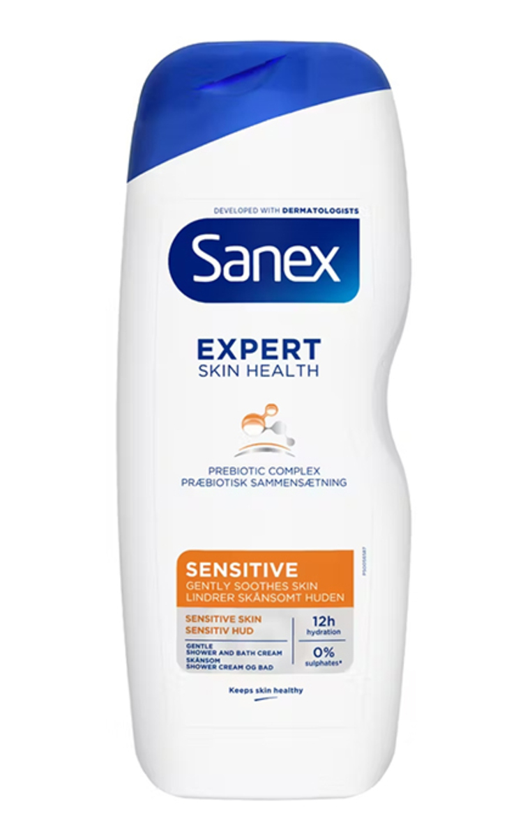 SANEX SANEX, EXPERT SKIN HEALTH SENSITIVE, dušo želė, 600 ml. 600 ml