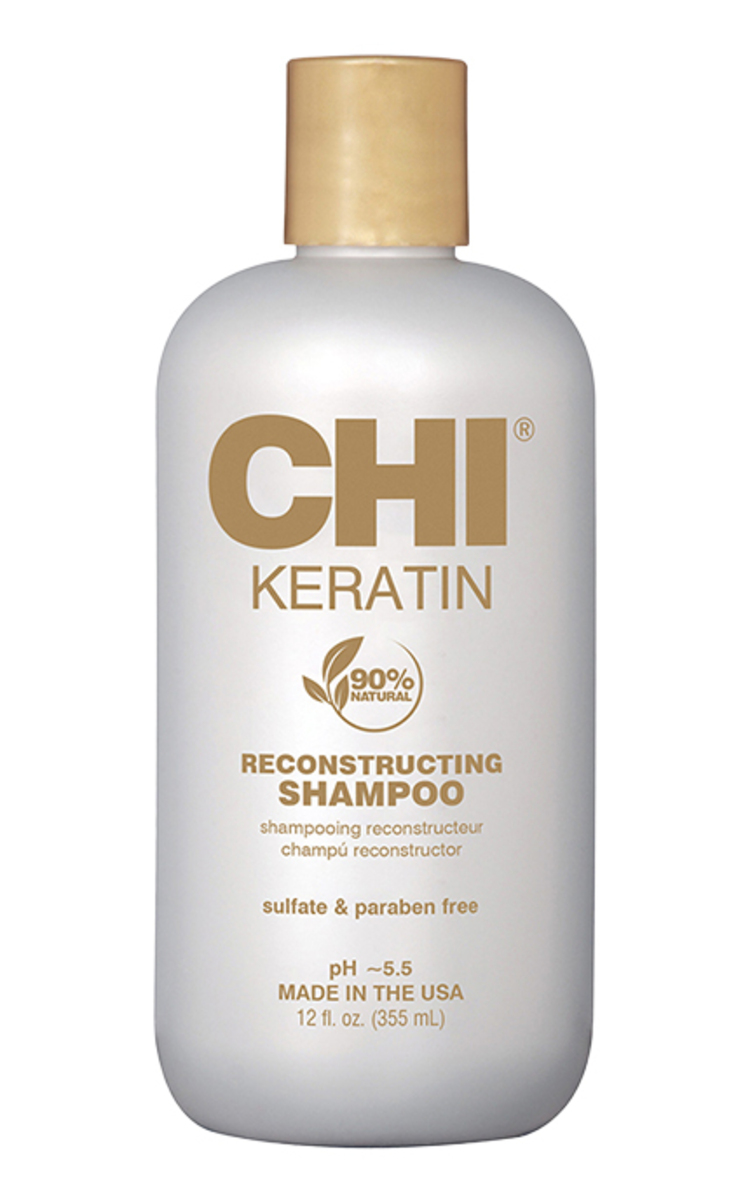 CHI LUXURY CHI,KERATIN, šampūnas su keratinu, 335 ml. 355 ml