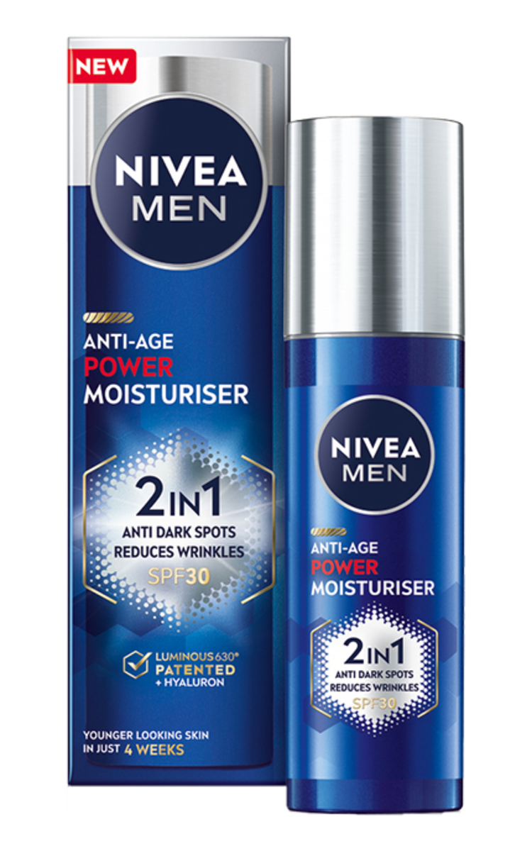 NIVEA MEN NIVEA MEN, POWER, drėkinamasis kremas su SPF30, 50 ml. 50 ml