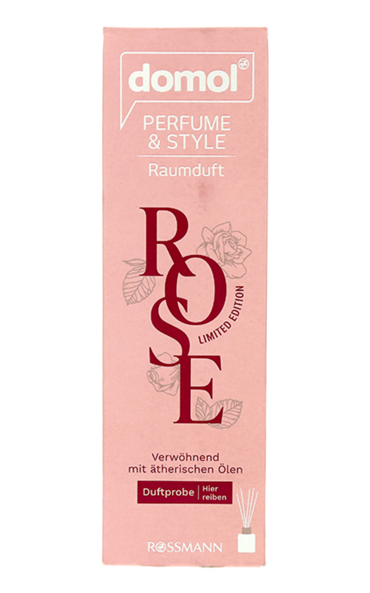 DOMOL DOMOL, PERFUME & STYLE ROSE, namų kvapas, 50 ml. 50 ml