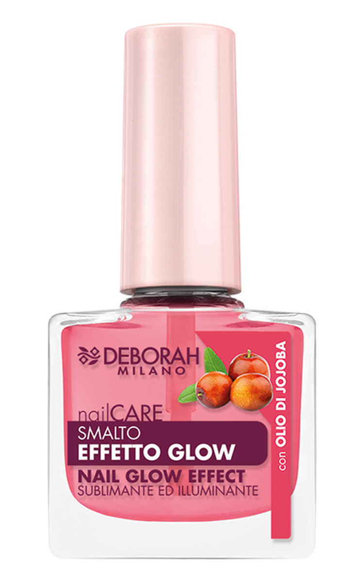 DEBORAH MILANO DEBORAH MILANO, NAIL GLOW, natūralią spalvą atgaivinantis lakas, 8,5 ml.  8,5 ml