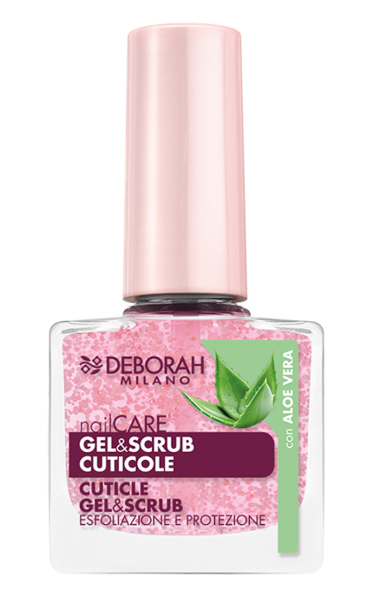 DEBORAH MILANO DEBORAH MILANO, 2-IN-1 GEL&SCRUB, gelinis šveitiklis nagų odelėms, 8,5 ml. 8,5 ml