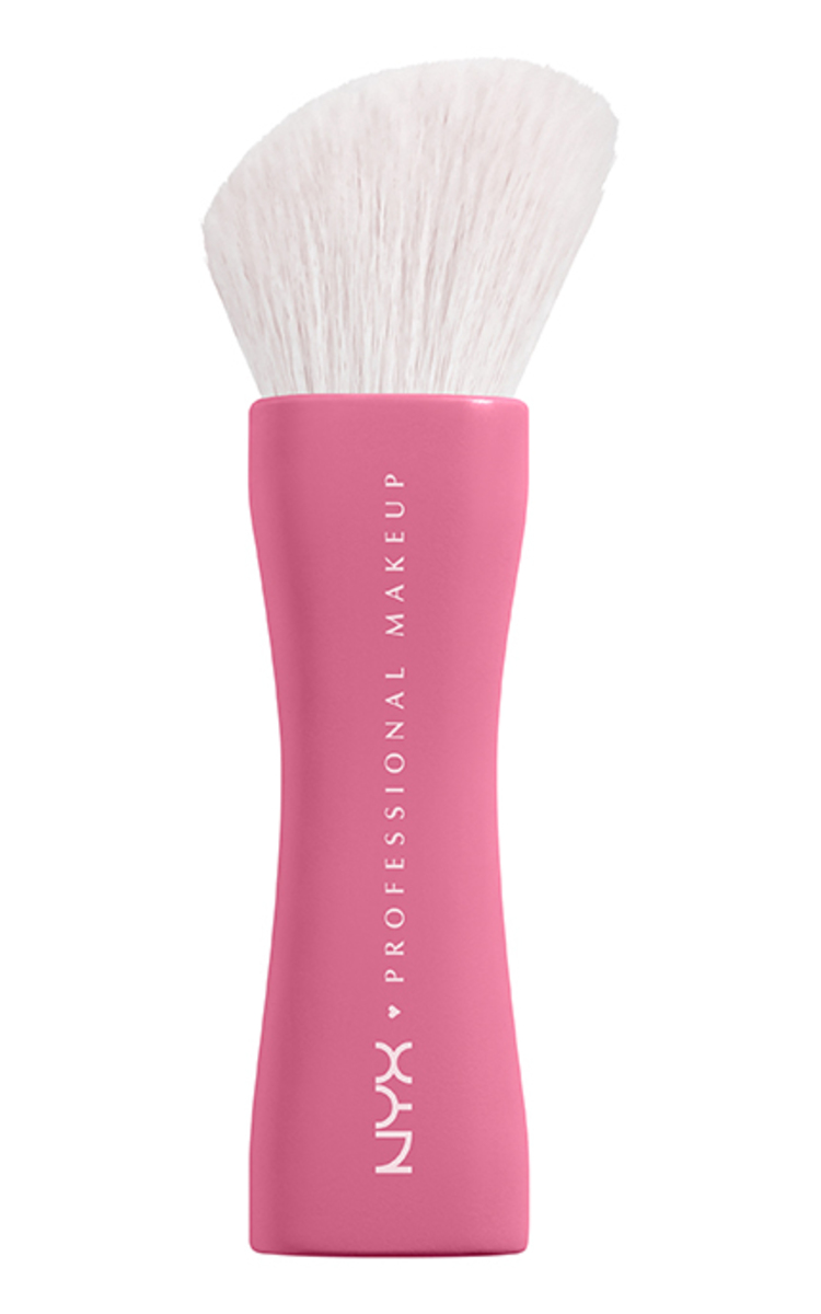 NYX PROFESSIONAL MAKEUP NYX, PROFESSIONAL MAKEUP BUTTERMELT BLUSH BRUSH, makiažo šepetėlis, 1 vnt.  1 vnt.