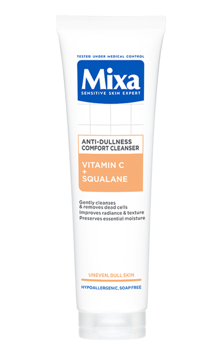 MIXA MIXA, ANTI-DULLNESS, veido prausiklis papilkėjusiai odai, 150 ml. 150 ml