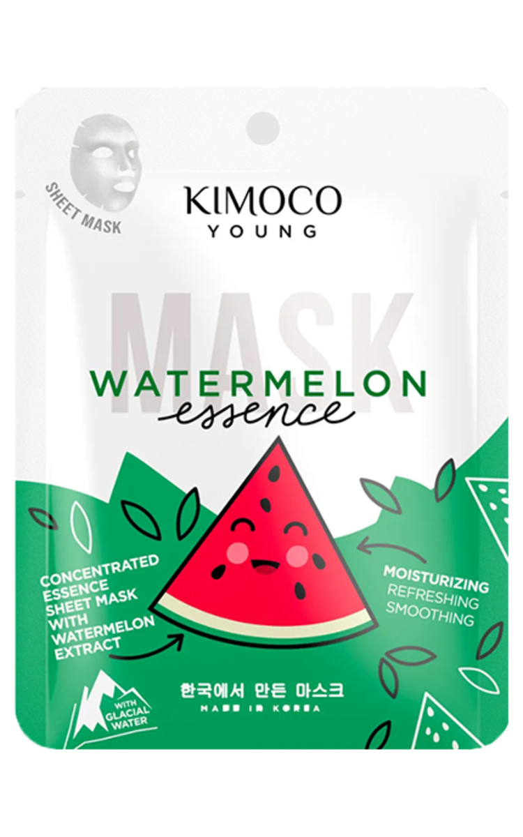 KIMOCO KIMOCO BEAUTY, WATERMELON ESSENCE, koncentruota veido kaukė su arbūzų ekstraktu, 23 ml. 25 ml