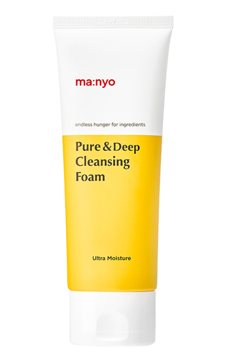 MA:NYO, PURE & DEEP CLEANSING FOAM, valomosios veido putos, 100 ml.