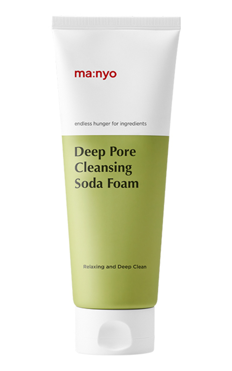 MA:NYO, DEEP PORE CLEANSING SODA FOAM, valomosios veido putos, 150 ml.