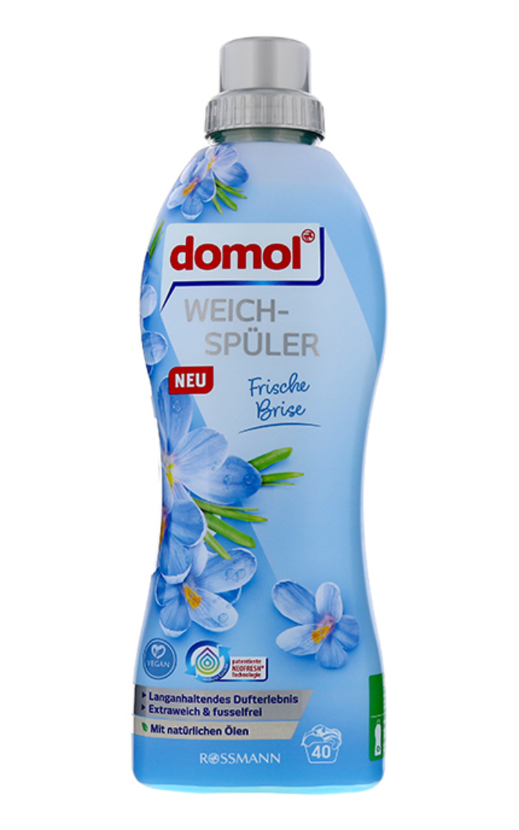 DOMOL DOMOL, FRISCHE BRISE, skalbinių minkštiklis, 1 l. 1000 ml