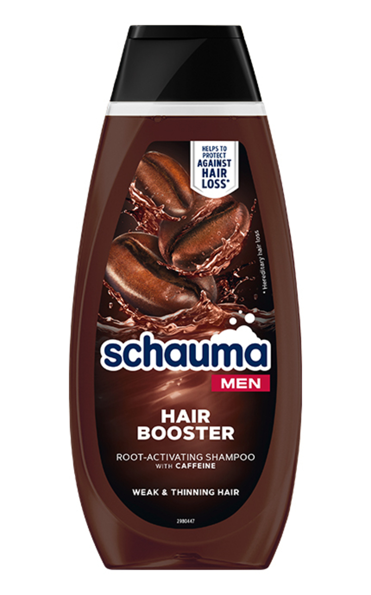 SCHAUMA SCHAUMA MEN, HAIR BOOSTER, šampūnas, 400 ml. 400 ml