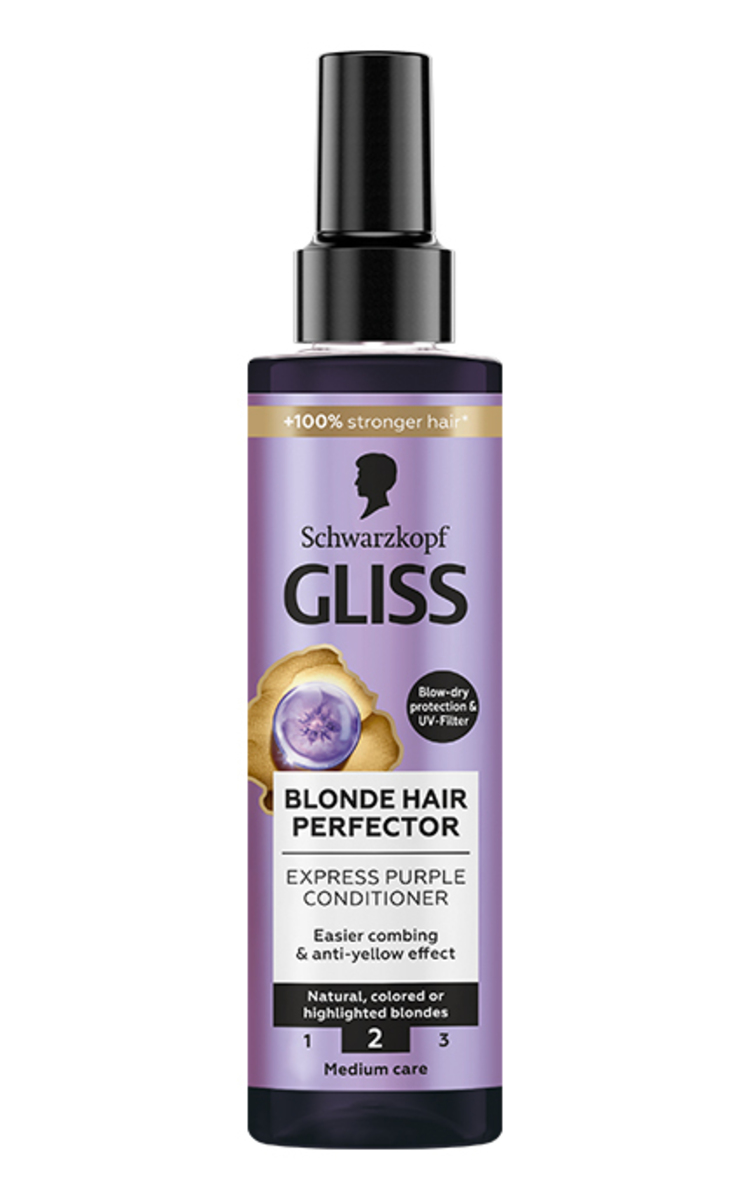 GLISS GLISS, BLONDE HAIR PERFECTOR, purškiamas kondicionierius, 200 ml. 200 ml