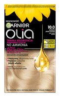 GARNIER, OLIA, ilgalaikiai aliejiniai plaukų dažai be amoniako, 10.0 VERY LIGHT BLOND, 1 vnt.