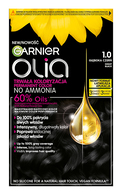 GARNIER, OLIA, ilgalaikiai aliejiniai plaukų dažai be amoniako, 1.0 NIGHT BLACK, 1 vnt.