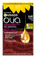 GARNIER, OLIA, ilgalaikiai aliejiniai plaukų dažai be amoniako, 6.60 INTENSE RED, 1 vnt.