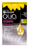 GARNIER, OLIA, ilgalaikiai aliejiniai plaukų dažai be amoniako, 9.11 SILVER SMOKE, 1 vnt.