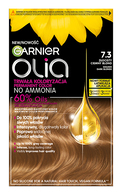 GARNIER, OLIA, ilgalaikiai aliejiniai plaukų dažai be amoniako, 7.3 GOLDEN DARK BLONDE, 1 vnt.