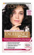 L′ORÉAL PARIS, EXCELLENCE CREME, ilgalaikiai plaukų dažai, 200 TRUE DARKEST BROWN, 1 vnt.