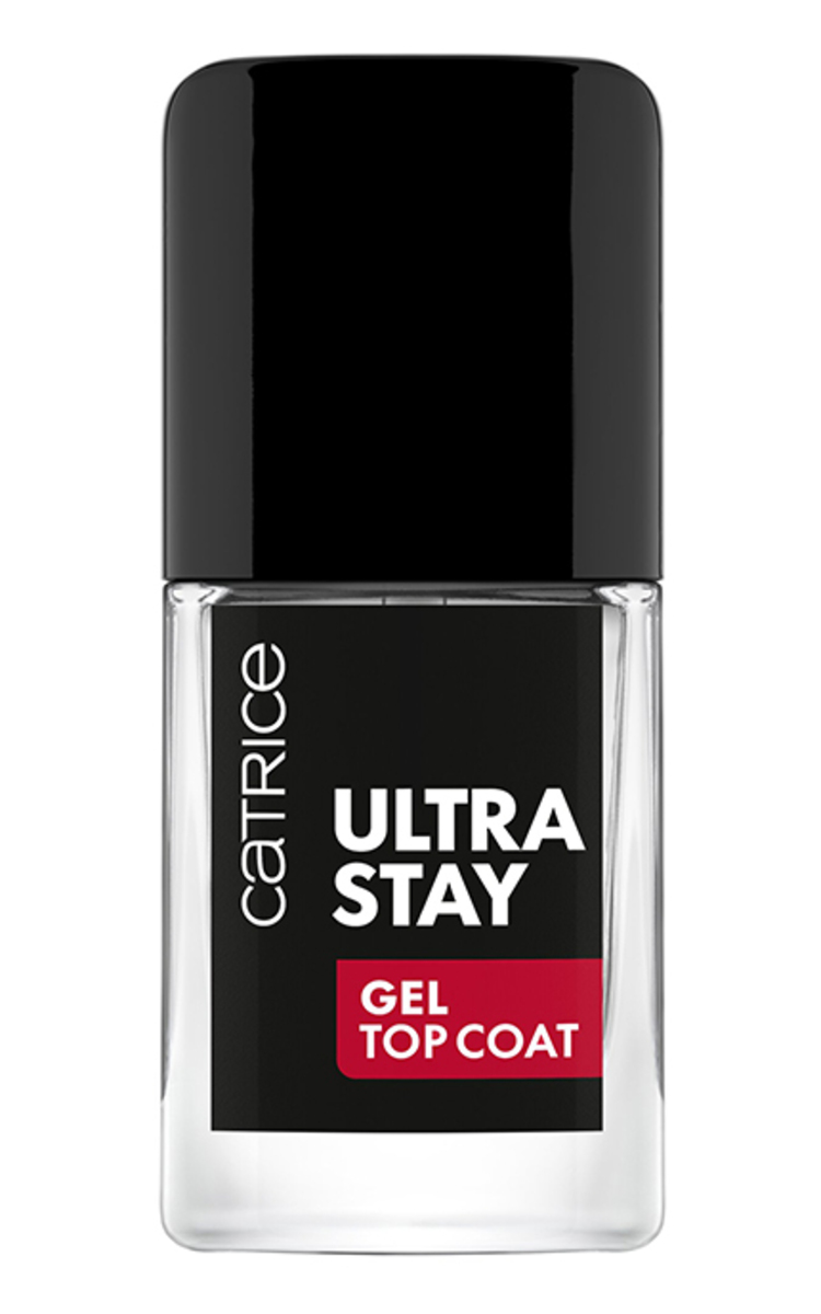 CATRICE CATRICE, ULTRA STAY, GEL TOP COAT, viršutinė nagų danga, 10,5 ml. 10,5 ml