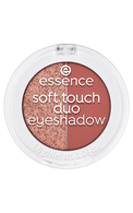 ESSENCE, SOFT TOUCH DUO EYESHADOW, akių šešėliai, 01 BRONZE BEAUTY, 1,8 g.