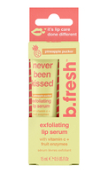 B.FRESH, NEVER BEEN KISSED, EXFOLIATING LIP SERUM, šveičiamasis lūpų serumas, 15 ml.