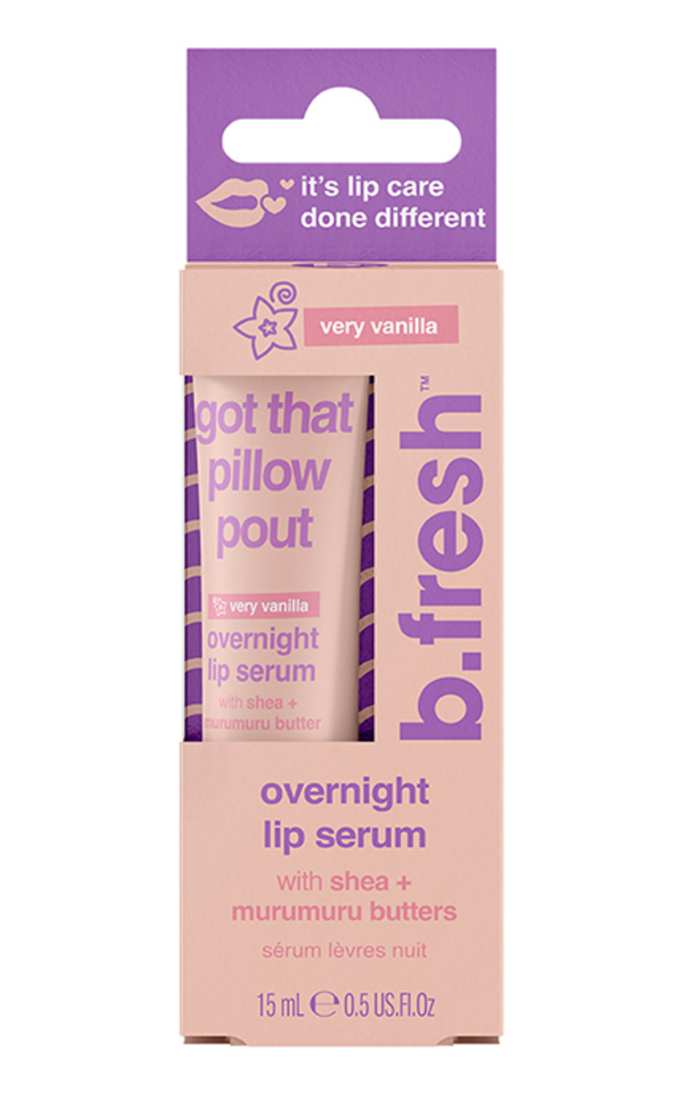 B.FRESH B.FRESH, GOT THAT PILLOW POUT, OVERNIGHT LIP SERUM, maitinamasis naktinis lūpų serumas, 15 ml. 15 ml