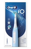 ORAL-B, IO3, ICE BLUE, elektrinis dantų šepetėlis, 1 vnt.