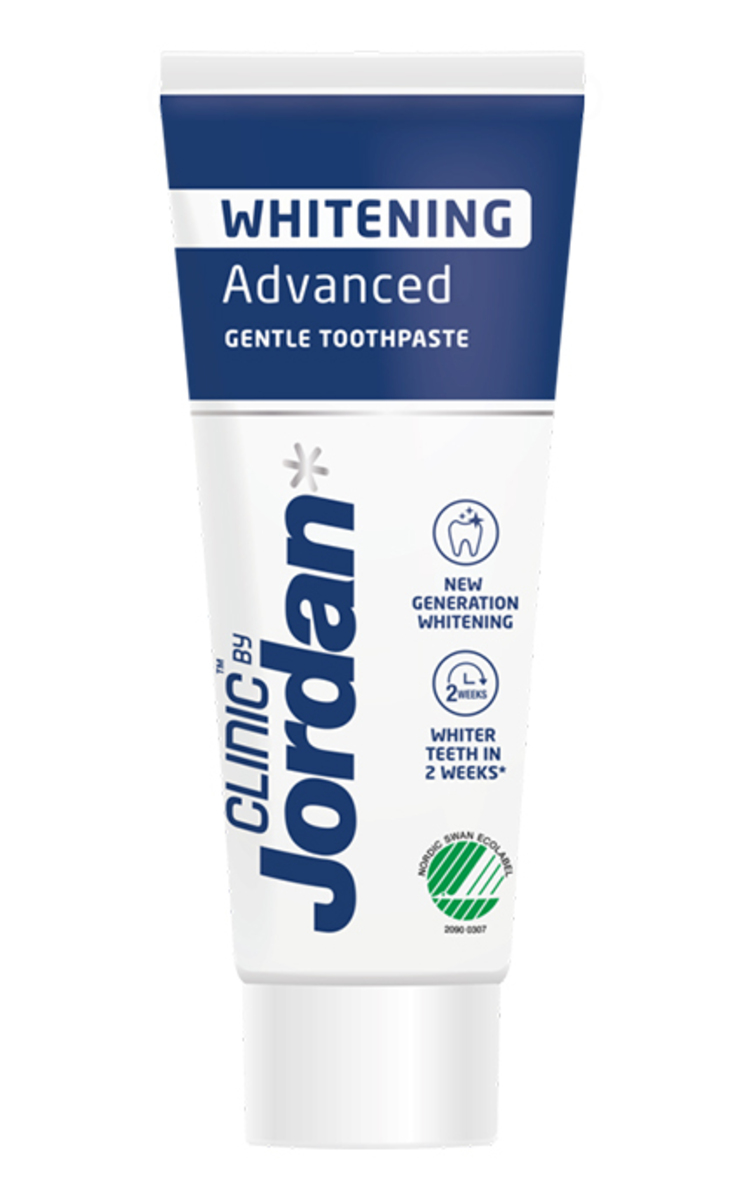 JORDAN JORDAN, CLINIC WHITENING ADVANCED, dantų pasta, 75 ml. 75 ml