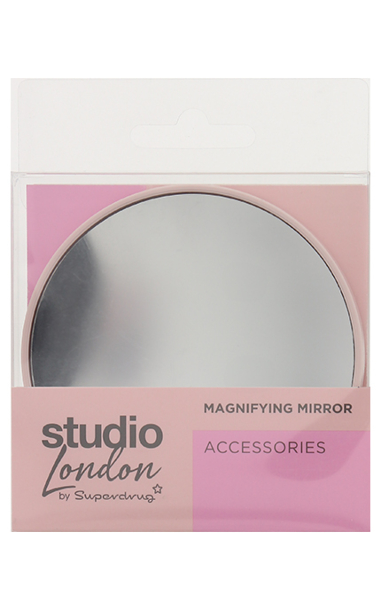 SUPERDRUG, STUDIO LONDON, 10x padidinamasis veidrodėlis, 1 vnt.