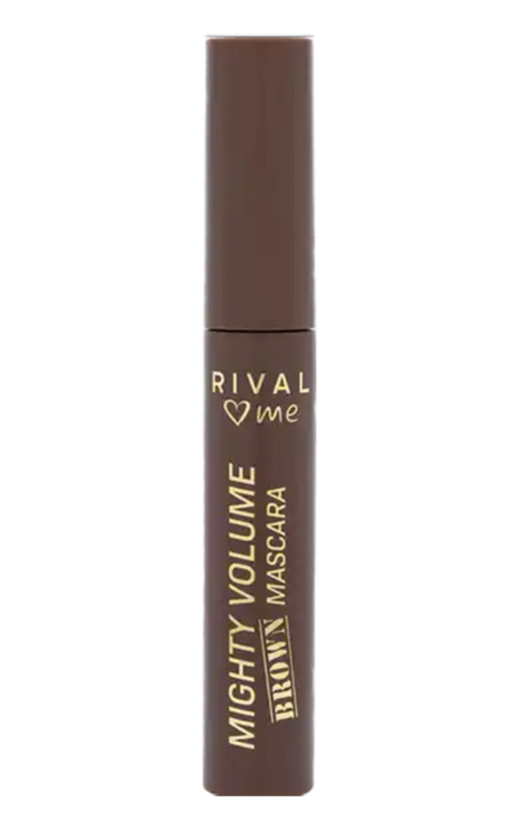 RIVAL LOVES ME RIVAL LOVES ME, MIGHTY VOLUME, BROWN MASCARA, rudas blakstienų tušas, 02 BROWN, 10 ml. 10 ml